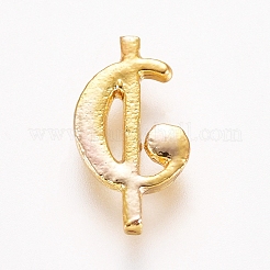 Cabochons en alliage&nbsp;PALLOY-WH0068-15G