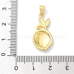 Pendentifs d'émail en laiton &nbsp;KK-H534-06G-01