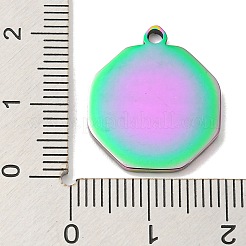 Ionenplattierung (IP) 304 Edelstahlanhänger&nbsp;STAS-D025-07M