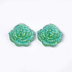 Rhinestone Harz Cabochons&nbsp;CRES-T012-02F