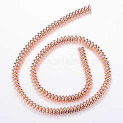 Chapelets de perles en hématite synthétique sans magnétique&nbsp;X-G-Q465-11RG