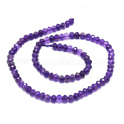 Natürlichen Amethyst Perlen Stränge&nbsp;G-E569-I04