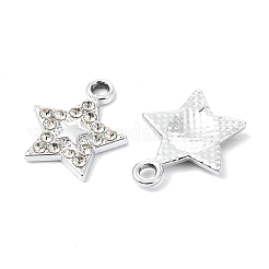 Legierung Kristall Strass Anhänger&nbsp;ALRI-T012-05B-P
