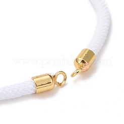 Fabricación de pulseras de cordón de poliéster ajustable.&nbsp;MAK-C001-01E