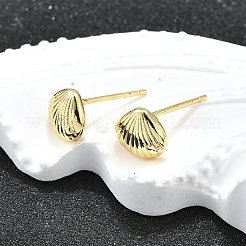 Clous d'oreilles en laiton&nbsp;EJEW-H157-01G-03