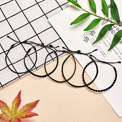 Set di braccialetti intrecciati intrecciati con filo di nylon a 5 pezzi&nbsp;BJEW-SW00050