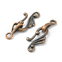 Chiusure gancio stile tibetano &nbsp;RLF1157Y-NF