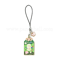 12 stücke 6 stil japanischen stil emaille omamori segen dekoration telefon charme riemen&nbsp;HJEW-PH01770