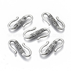 Lot De 12 Fermoirs à Crochets Ancre Gris Métallique 20x14mm - Fermoirs Bijoux Élégants Pour Créations DIY