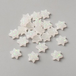 Ciondolo in resina imitazione opale&nbsp;LS-RESI-WH0022-54B