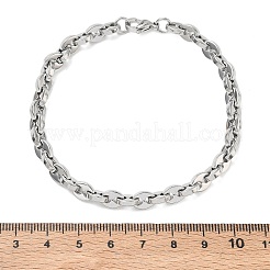 6 mm ovale Gliederkettenarmbänder aus Edelstahl 304&nbsp;SA-CBA2696-19P