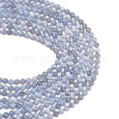 Naturali pizzo blu agata perline fili&nbsp;G-C280-B07-8mm