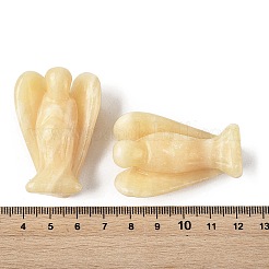 Figurines d'anges sculptées en jade jaune naturel&nbsp;GG-CBA9C2C-A11