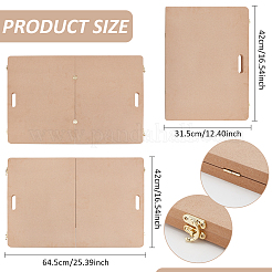 Planche de calage portable en argile avec poignée intégrée&nbsp;DIY-WH0349-323