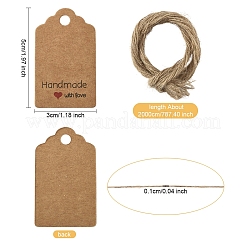 100 Stück Geschenkanhänger aus Papier&nbsp;CDIS-YW0001-17A
