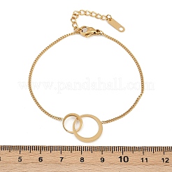 304 Edelstahl-Gliederarmbänder für Damen&nbsp;BJEW-G755-01G