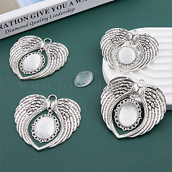 8pcs transparente Glasanhänger&nbsp;FIND-FH0005-95