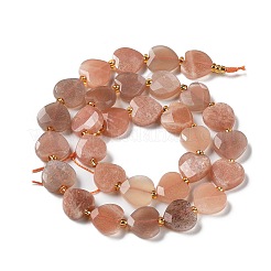 Natürliche sunstone Perlen Stränge&nbsp;G-B044-B09-01