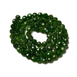 Natürliche grüne Diopsidperlenstränge&nbsp;G-NH0046-A01-03
