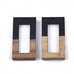 Pendentifs en bois de résine et de noyer&nbsp;RESI-S358-10D