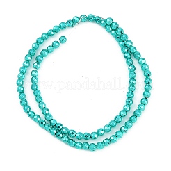 Perlas de hematita sintéticas no magnéticas galvanizadas con pintura para hornear&nbsp;G-H072-A01-01J