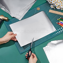 Rechteckige Alufolienblätter für handwerkliche Gravuren&nbsp;LS-DIY-WH0671-302B-01