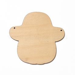 Große Anhänger aus einseitig bedrucktem Holz&nbsp;WOOD-I010-08C