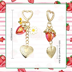 Catene di estensione della borsa in alluminio&nbsp;HJEW-YW00448-01