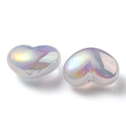 Placcatura uv arcobaleno iridescente imitazione gelatina perline acriliche&nbsp;OACR-C007-08D