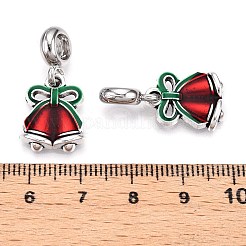 Legierung Emaille europäische baumeln Charms&nbsp;PALLOY-I218-33AS