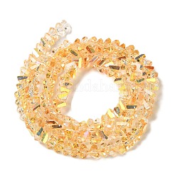 Chapelets de perles en verre transparente  &nbsp;EGLA-P061-04A-HP02