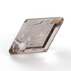 Geprägte Glas Strass Anhänger&nbsp;GLAA-J101-04A-001SA