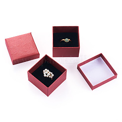 Schmuck- und Ringaufbewahrungsboxen aus Papier mit Muschelstruktur&nbsp;CON-TAC0014-15A