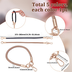 5 Stück Handygurte aus PU-Leder in 5 Farben&nbsp;DIY-SC0028-54