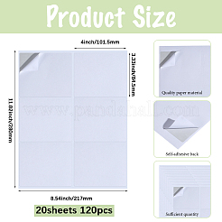20 Blatt Etikettendruckerpapier&nbsp;DIY-BBC0002-67