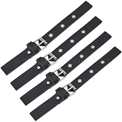 6 Paar aufnähbare Knebelschnallen aus PU-Leder&nbsp;DIY-GF0012-87B