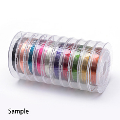 Fil de bijoux en cuivre rond&nbsp;CWIR-R005-0.3mm-08