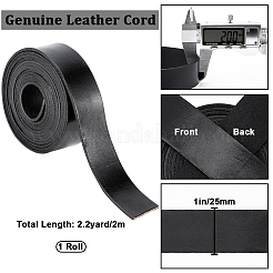 2 m flaches Lederband&nbsp;LC-WH0007-07C