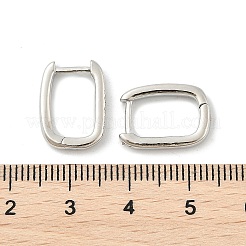 Messing huggie Creolen&nbsp;EJEW-L234-61-P