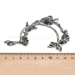 316 chirurgischer Edelstahl Blumen Manschettenohrringe&nbsp;LS-EJEW-C160-05A