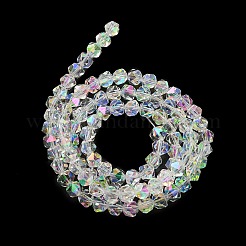 Perline di vetro palccato&nbsp;X-EGLA-L018-B-AB04