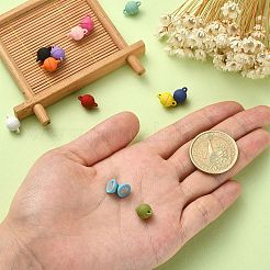 12 set di fermagli magnetici in lega verniciati a spruzzo di 12 colori&nbsp;PALLOY-CJ0002-30
