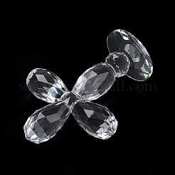 Figurines en croix en cristal de quartz naturel&nbsp;AJEW-H154-01C