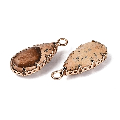 Pendenti sfaccettati di diaspro naturale&nbsp;G-Q606-104G-07