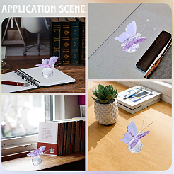1 Stück Schmetterlings-Displaydekoration aus Glaskristall&nbsp;LAMP-CN0001-01A