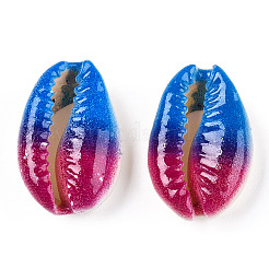 Perle di conchiglia stampate di ciprea&nbsp;SSHEL-ZX006-06A