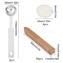 Kits de tampons de cire à faire soi-même&nbsp;DIY-CP0003-52N