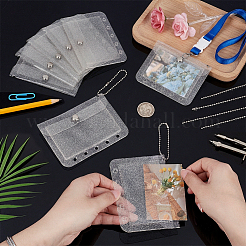 Rechteckige Plastik-Ausweistasche&nbsp;HJEW-WH0036-168B