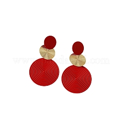 Pendientes colgantes de aleación de 3 ronda&nbsp;FS-WG460DD-13
