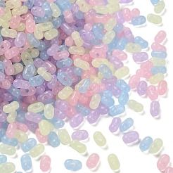 Perles acryliques transparentes lumineuses&nbsp;LACR-D009-01J